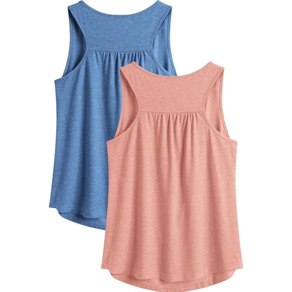 Yoga Racerback Tank Tops, Pack of 2